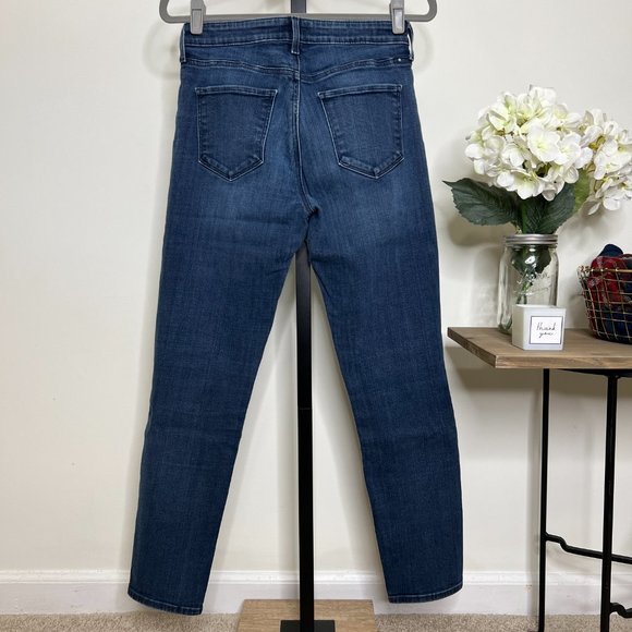 Lucky Brand Hayden Jeans - 4/27 A - Skinny - Mid-Rise - Dark Rinse - Ankle - Picture 6 of 12